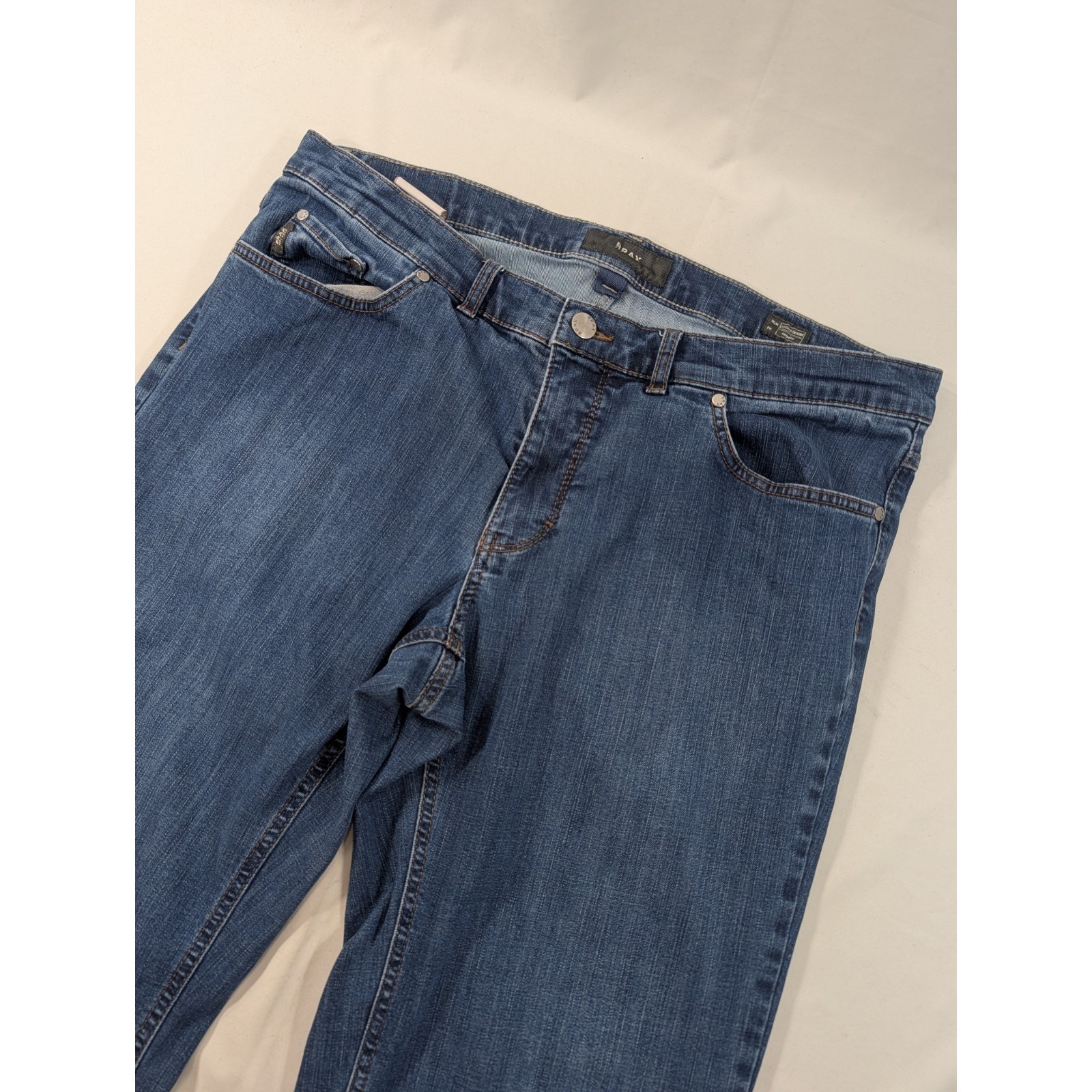 Brax 38x27 Short 40x34 Tag Jeans Masterpiece Regular Fit Stretch Cooper Blue Brax 38x27 Short 40x34 Tag Jeans Masterpiece Regular Fit Stretch Cooper Blue